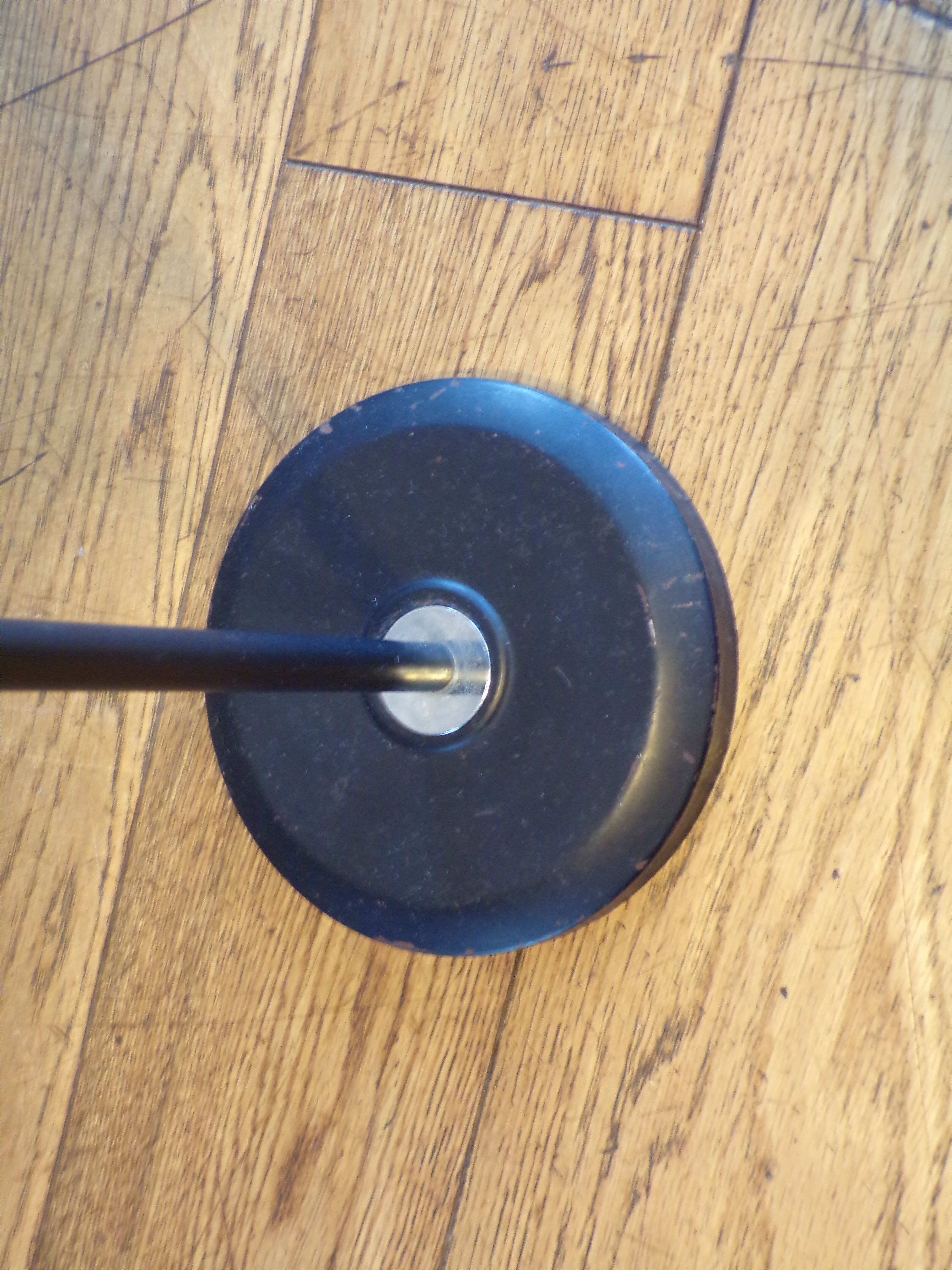 Vintage push-up ashtray on foot