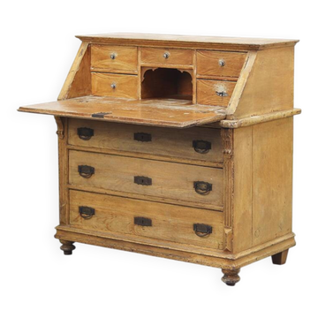 Rustic Farmhouse Painted Secretaire / Chest of Drawers