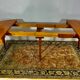 Directoire style round table in cherry wood with possibility of extensions