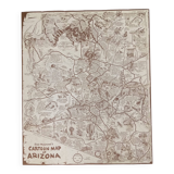 Arizona Map/Poster