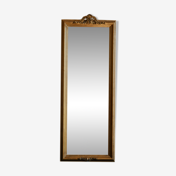 Miroir doré ancien 32x84cm