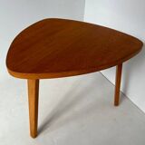Vintage "bowwood" table in light wood