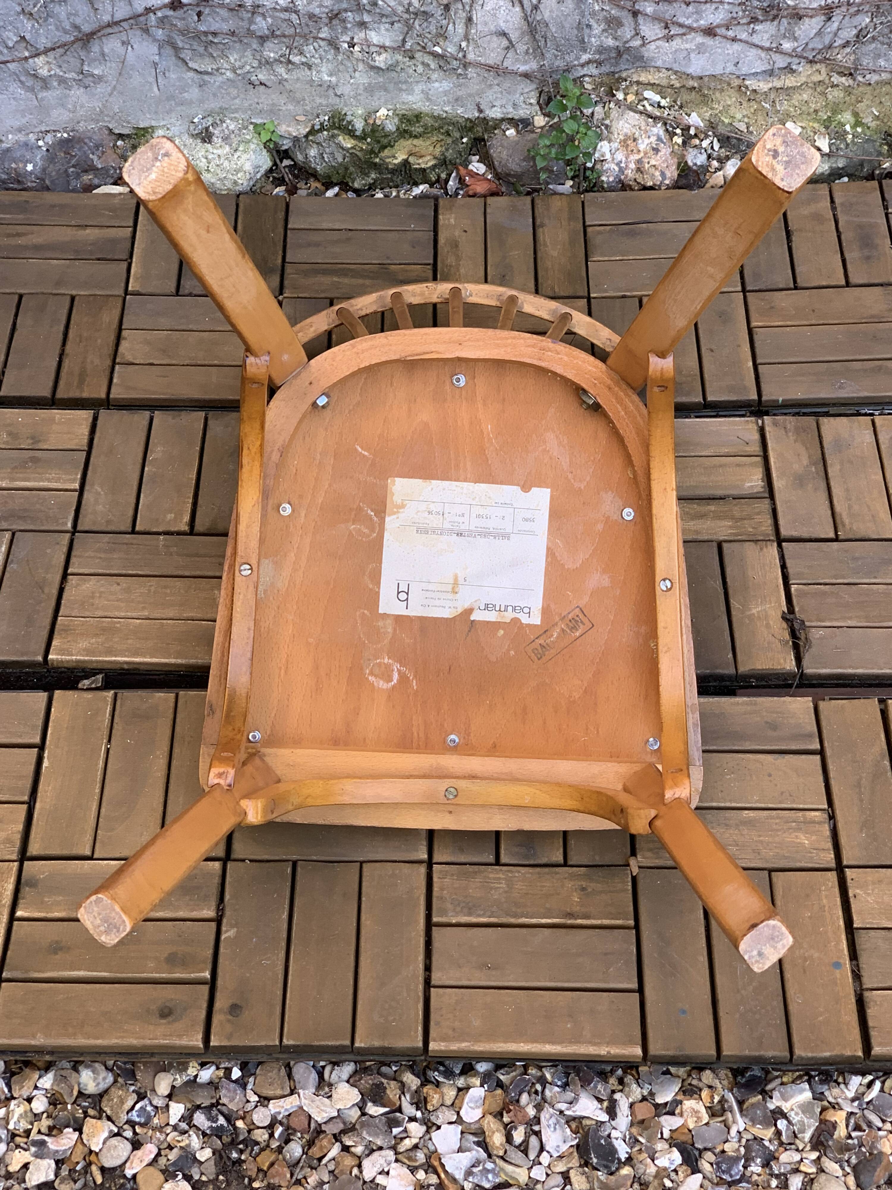 Baumann bistro chair 1960