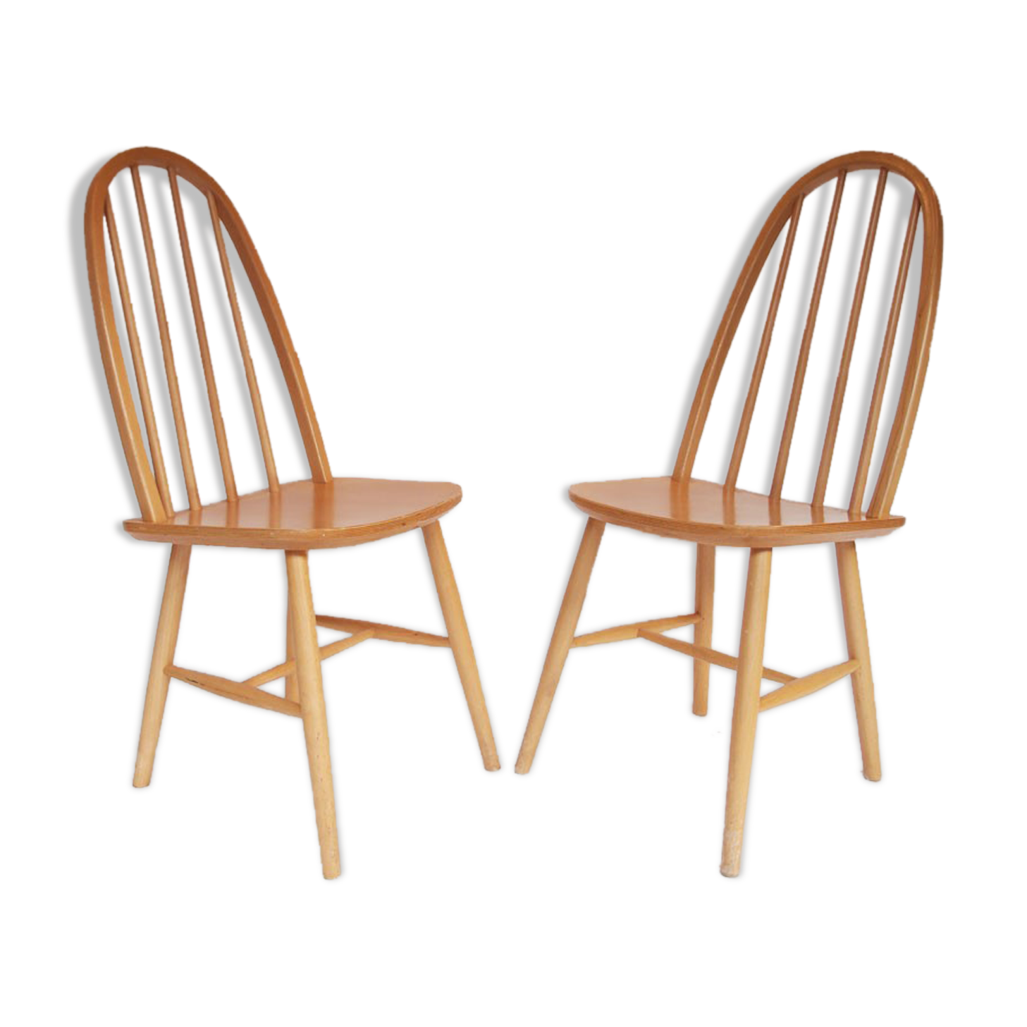 Paire de chaises vintage 60/70