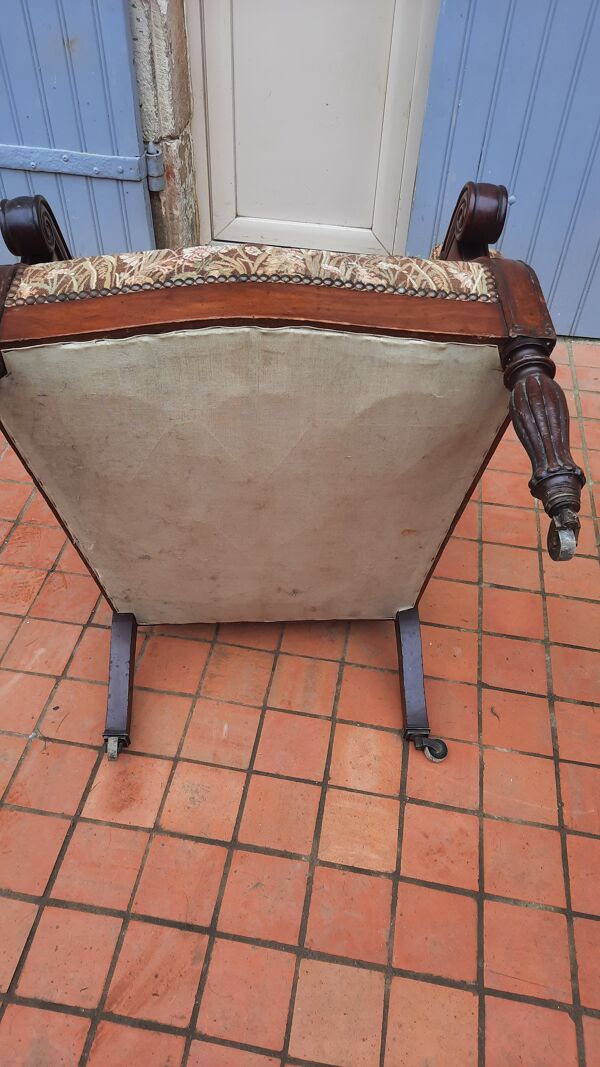Paire de fauteuils style Louis Philippe