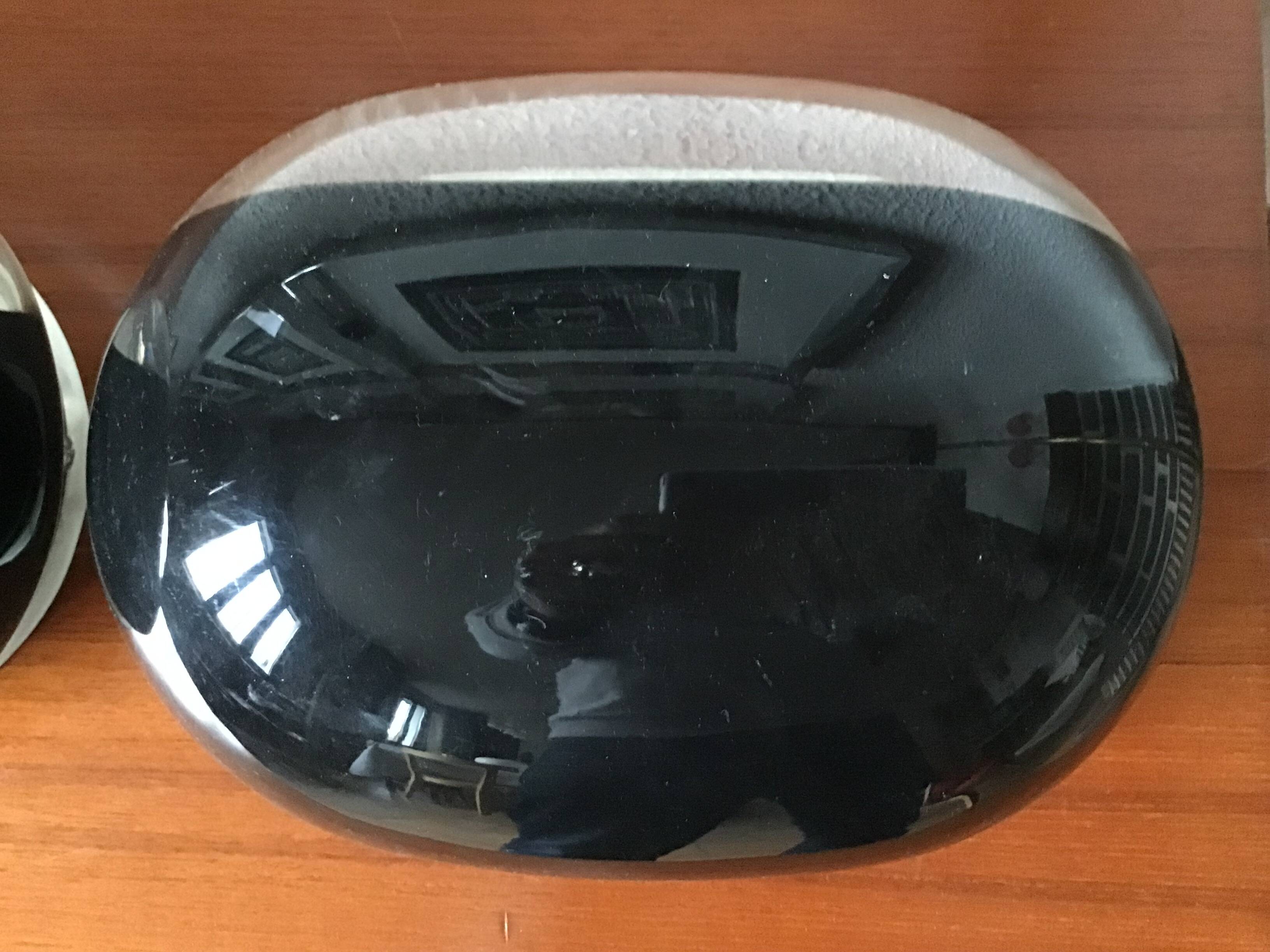 Paire d’applique Guzzini noire plexiglass