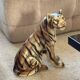 Enamelled ceramic tiger 1970