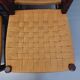 Suite de 6 chaises vintage Arts & Crafts style Antonio Calligaris en bois de chêne corde années 50