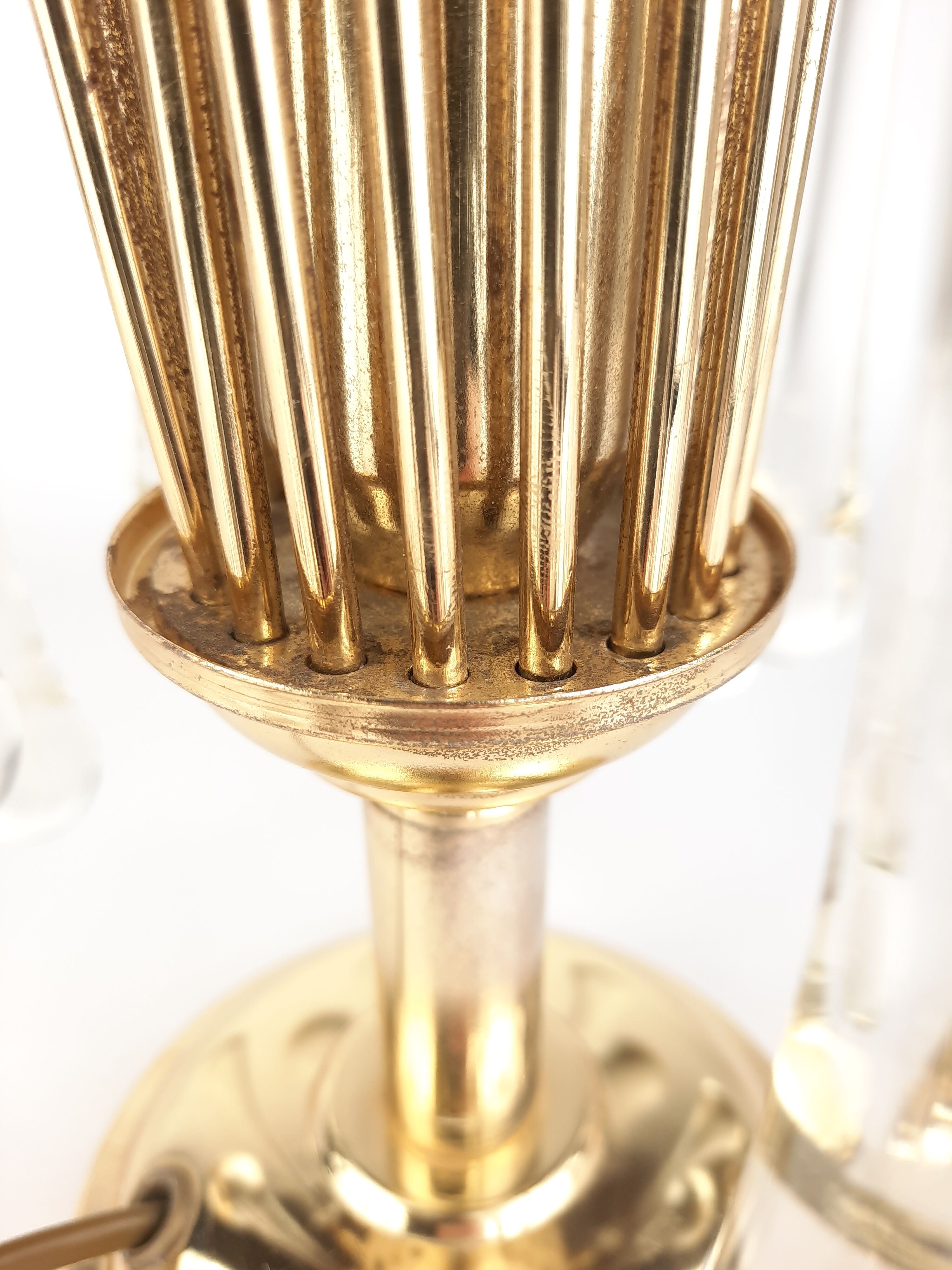 Murano glass waterfall drop lamp