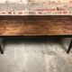 Farm table in pitchpin and pine late XIX