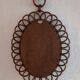 Vintage rattan mirror Made in France