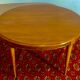 Oval table with 4 extensions, Louis XVI style, 10/12 people