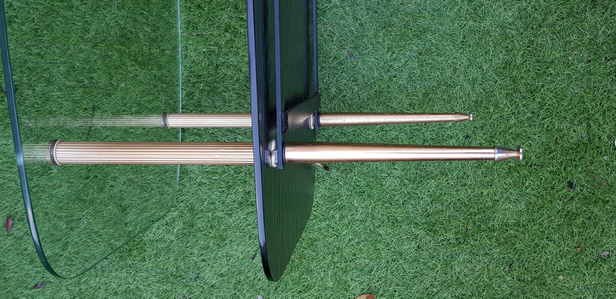 1960 glass coffee table