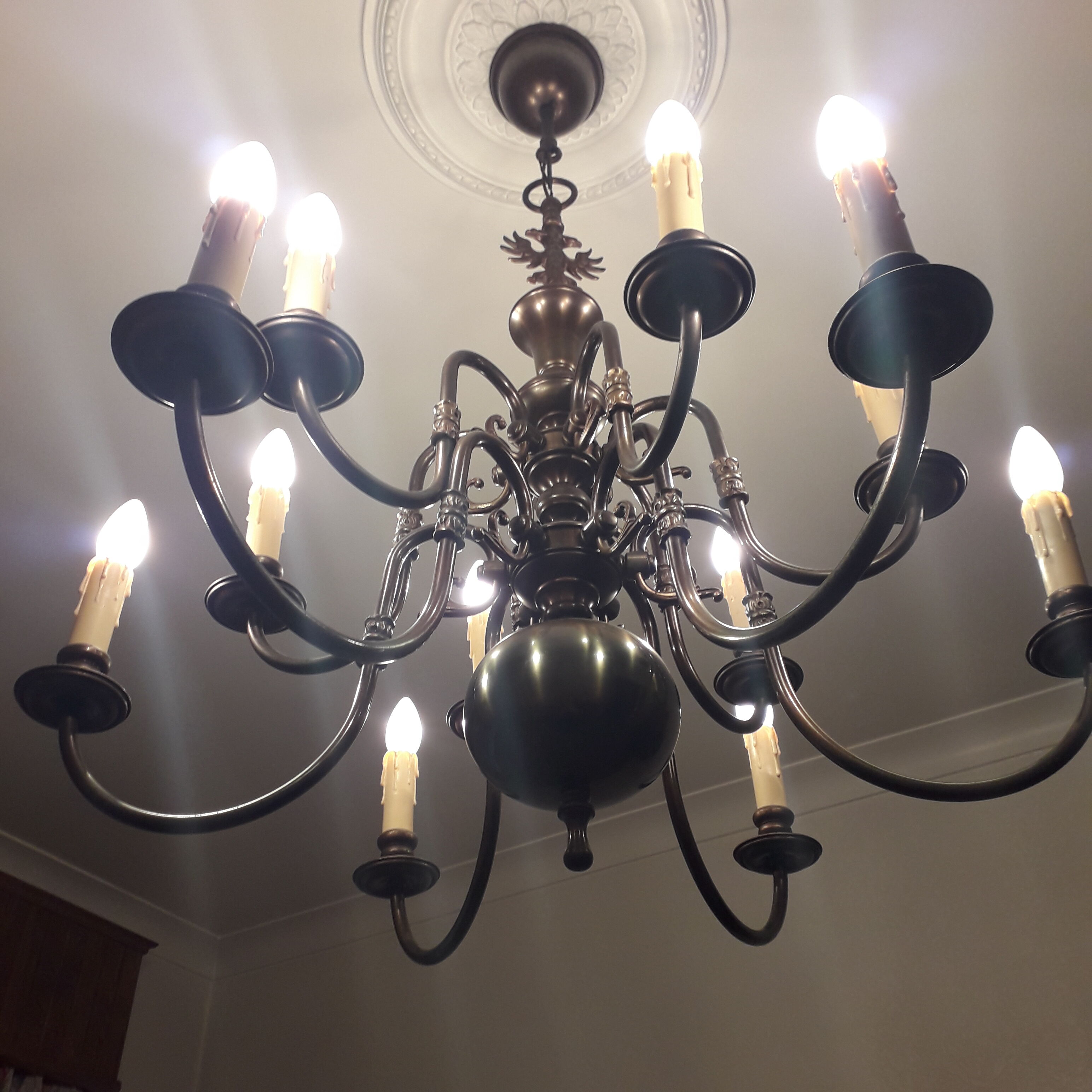 Two-storey chandelier Dutch style