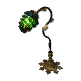 Lamp art deco bunch of Murano glass grapes