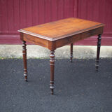 Table or desk Louis Philippe with two drawers