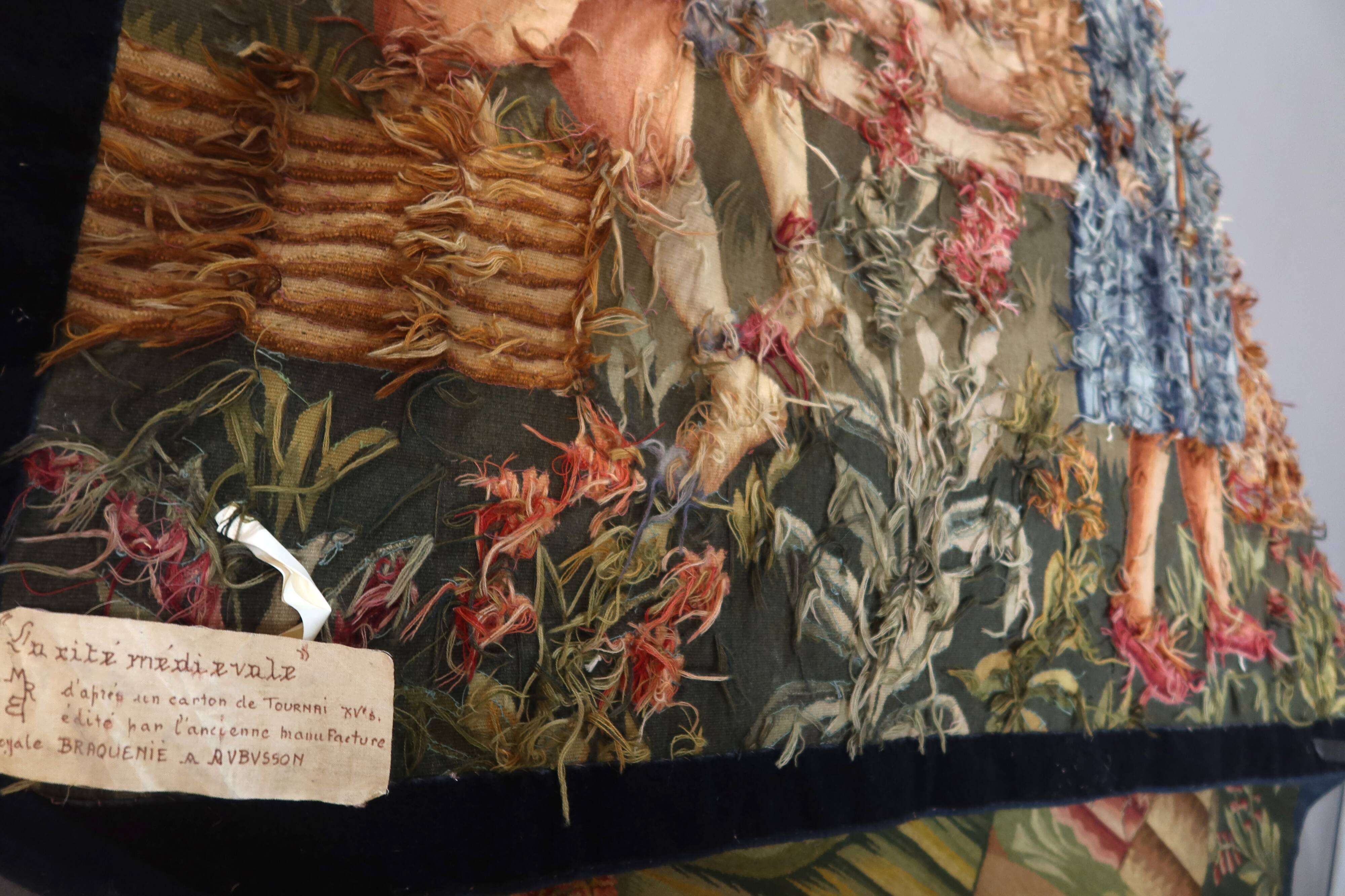 Tapestry "The Medieval City" Aubusson