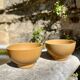 2 vintage stoneware bowls