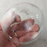Paire d'anciens petits vases, modèle Touraine, en cristal de Saint Louis