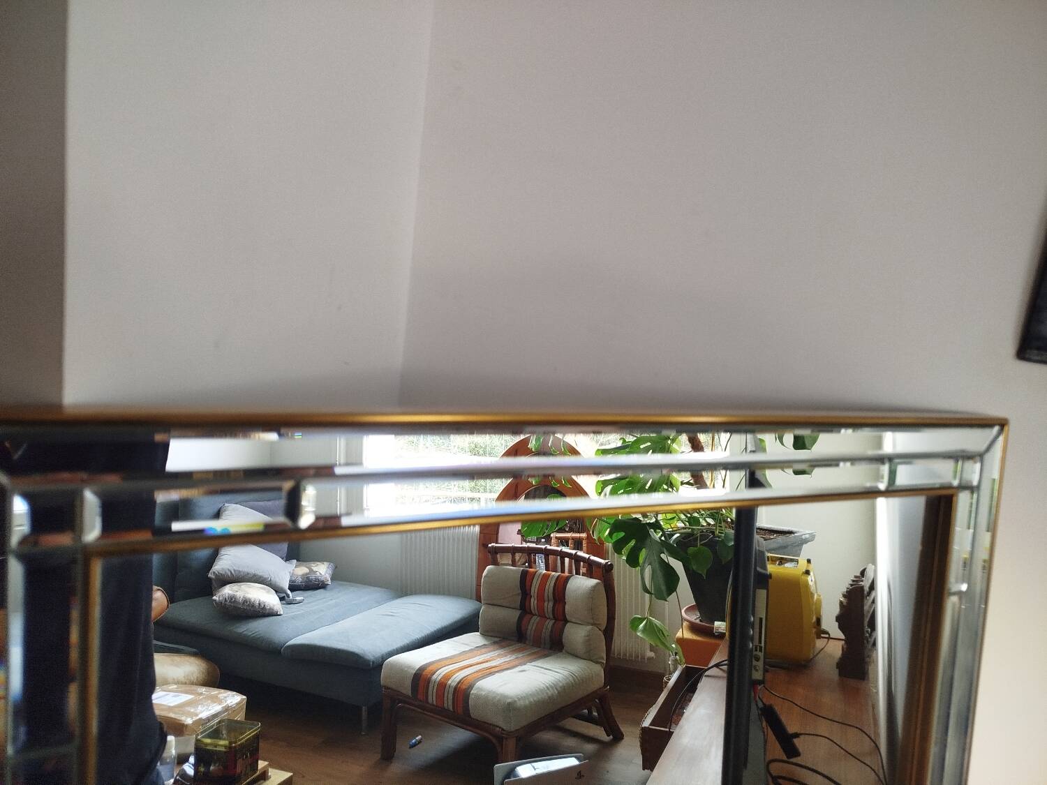 Bevelled Grand Mirror Deknudt, 1970s