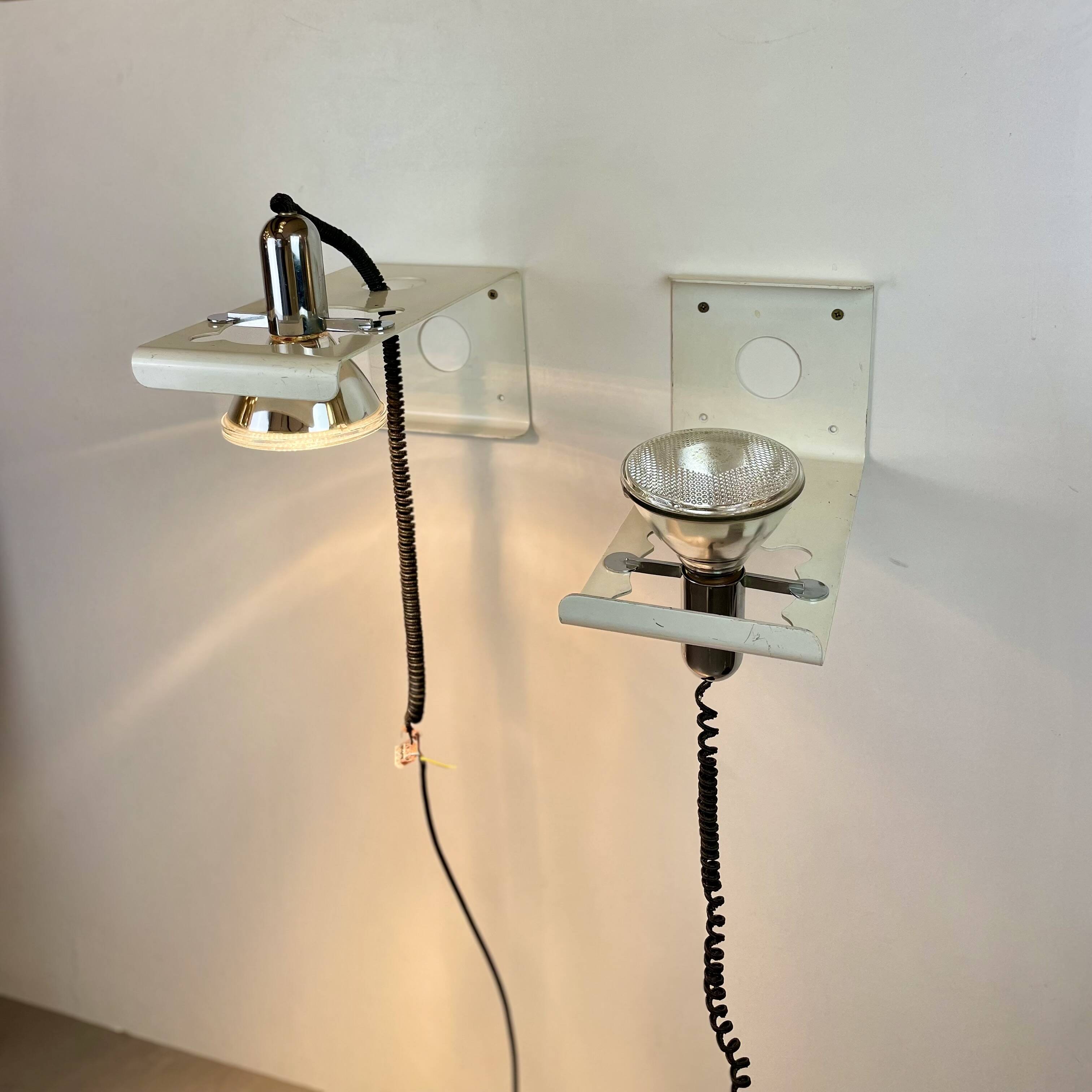 Squadra, Wall Sconces by Ezio Didone for Valenti, 1970s