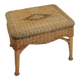 Rectangular woven wicker coffee table /Bamboo /rattan / vintage