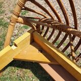 Rattan bed 110x180 cm