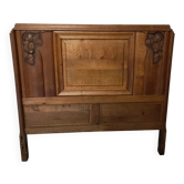 1930s headboard in solid oak