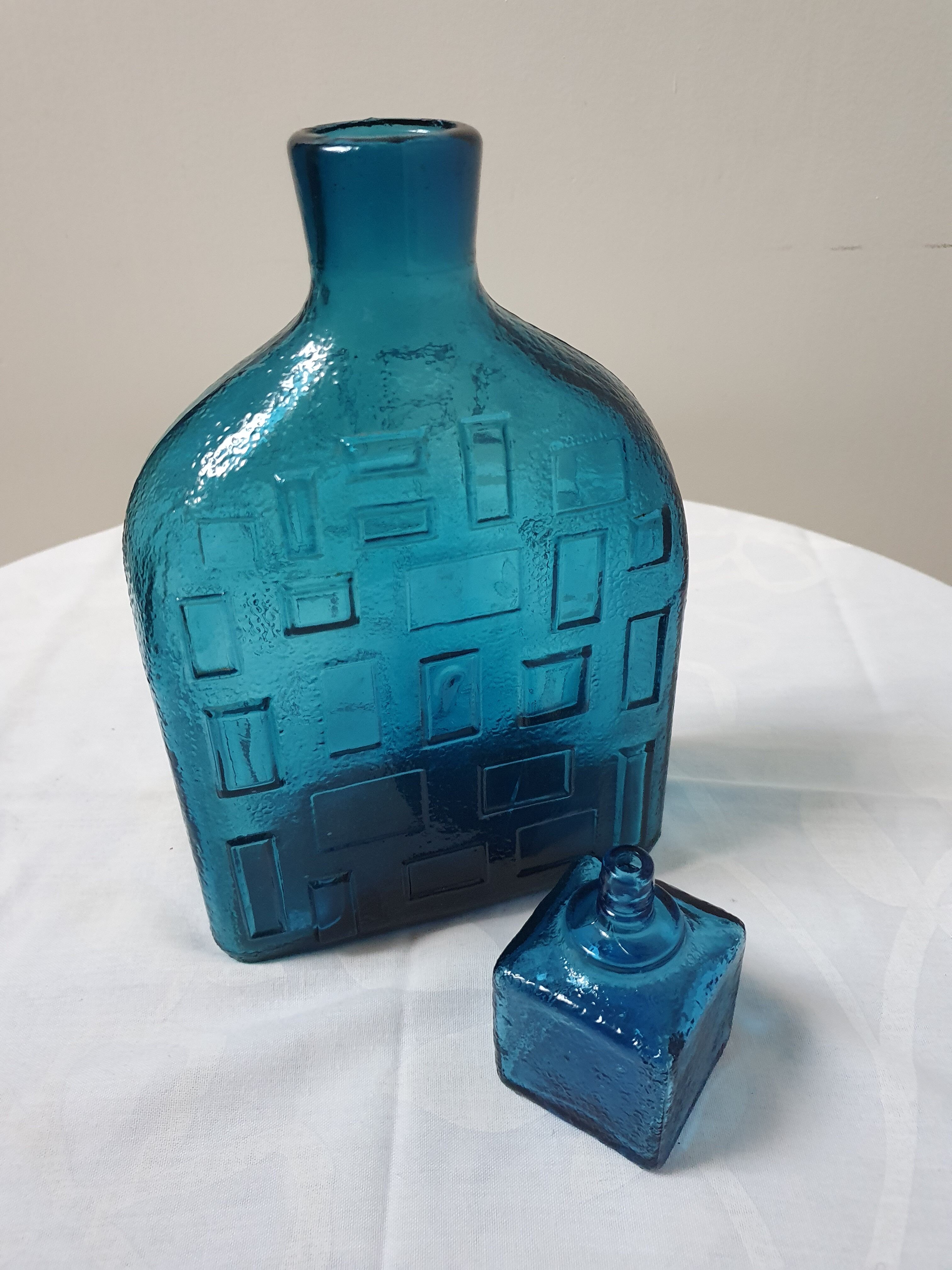 Decorative glass bottle