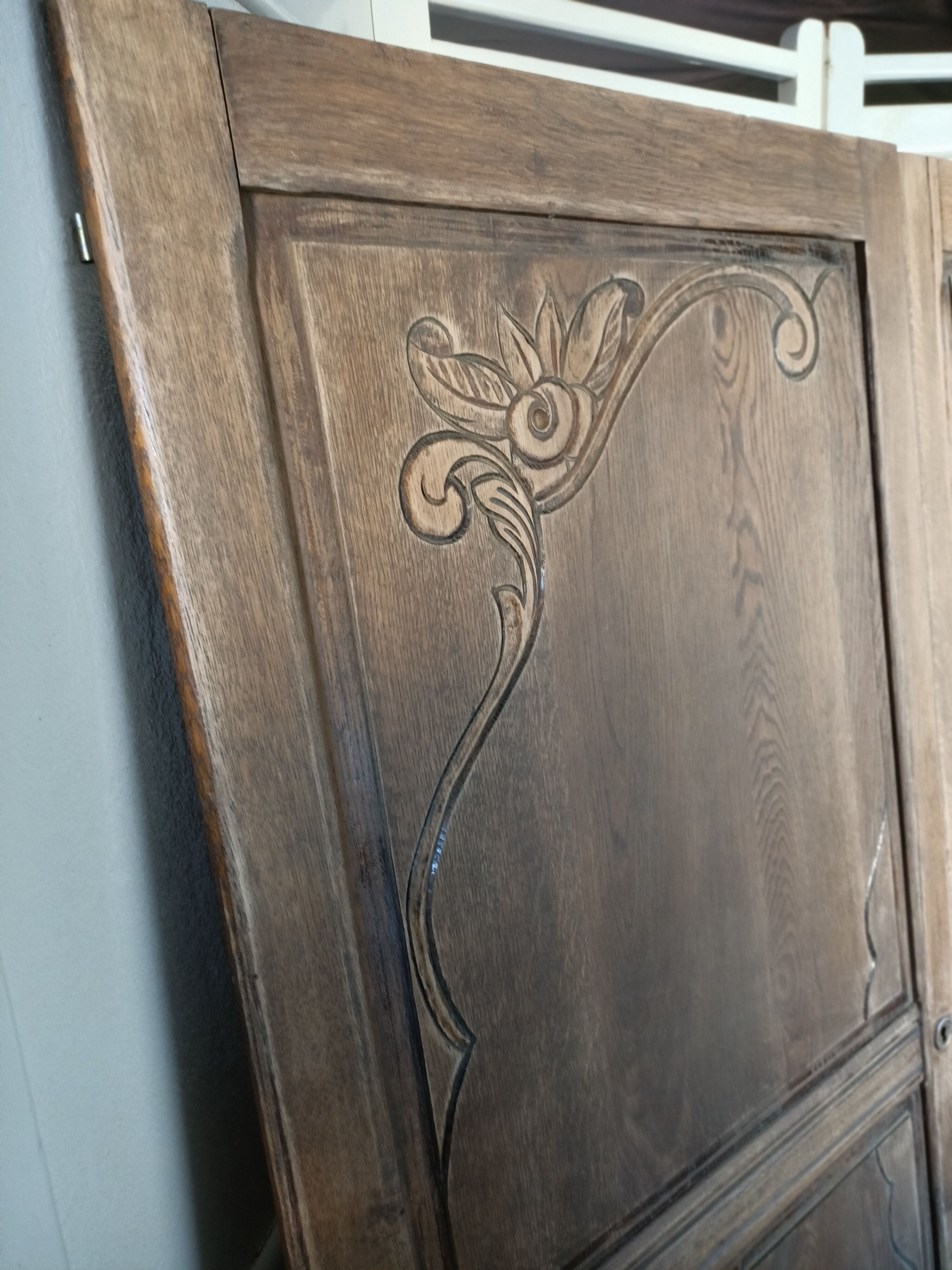 2 antique closet doors