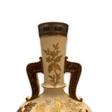 Vase en forme de boule aplatie circa 1900 G.d Et Cie à Limoges