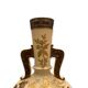 Flattened ball shaped vase circa 1900 G.d Et Cie in Limoges