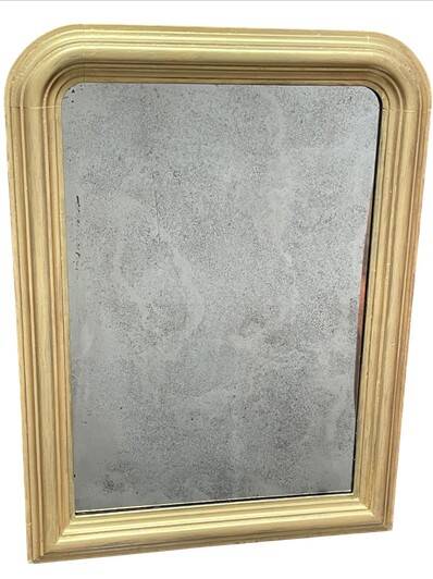 Louis-Philippe mirror in gilded wood — early 20th century, 85 cm