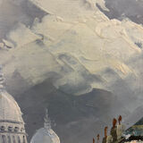 Oil on canvas signed Burnett, Paris