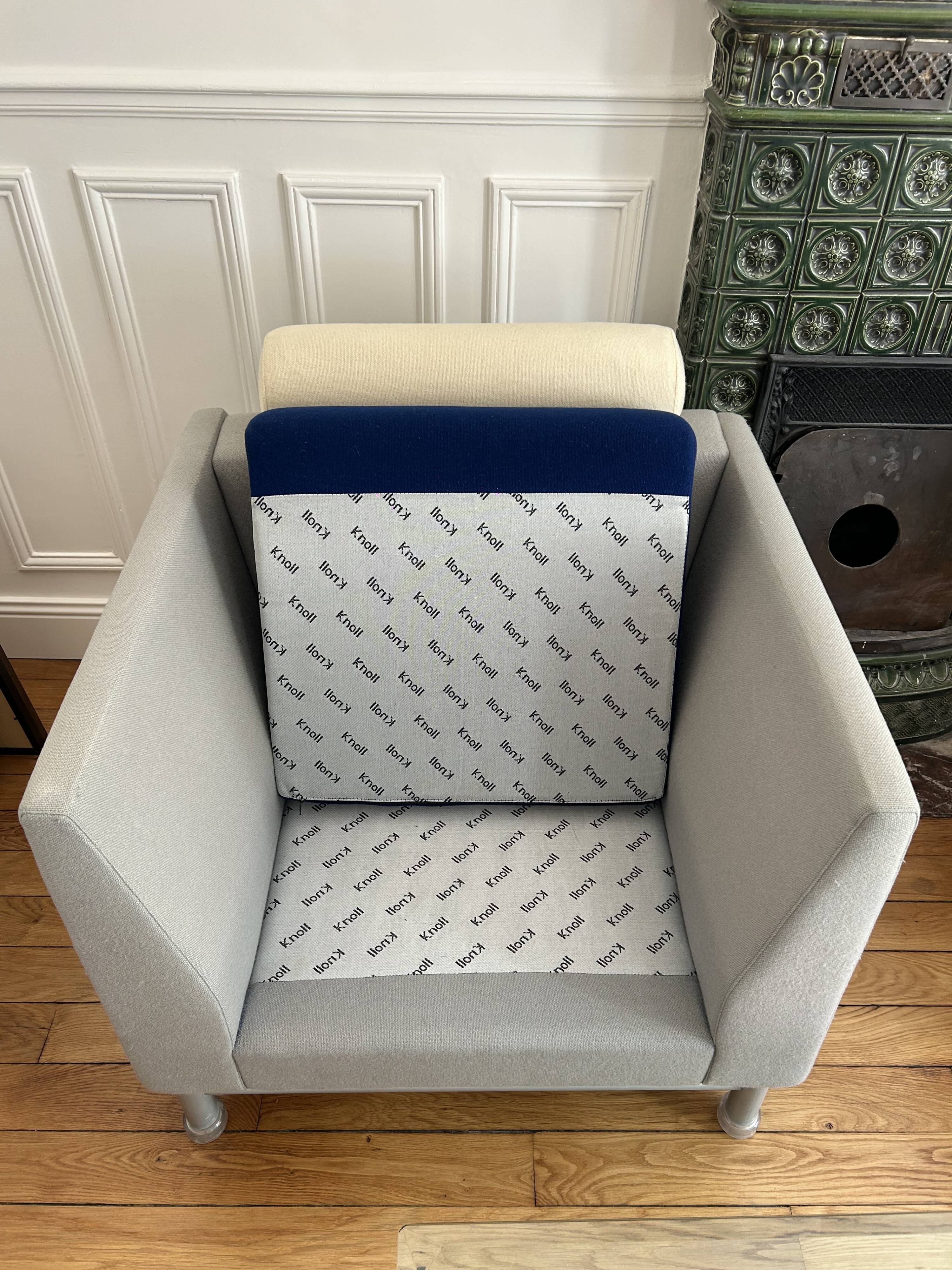 Paire de fauteuils Eastside par Ettore Sottsass pour Knoll