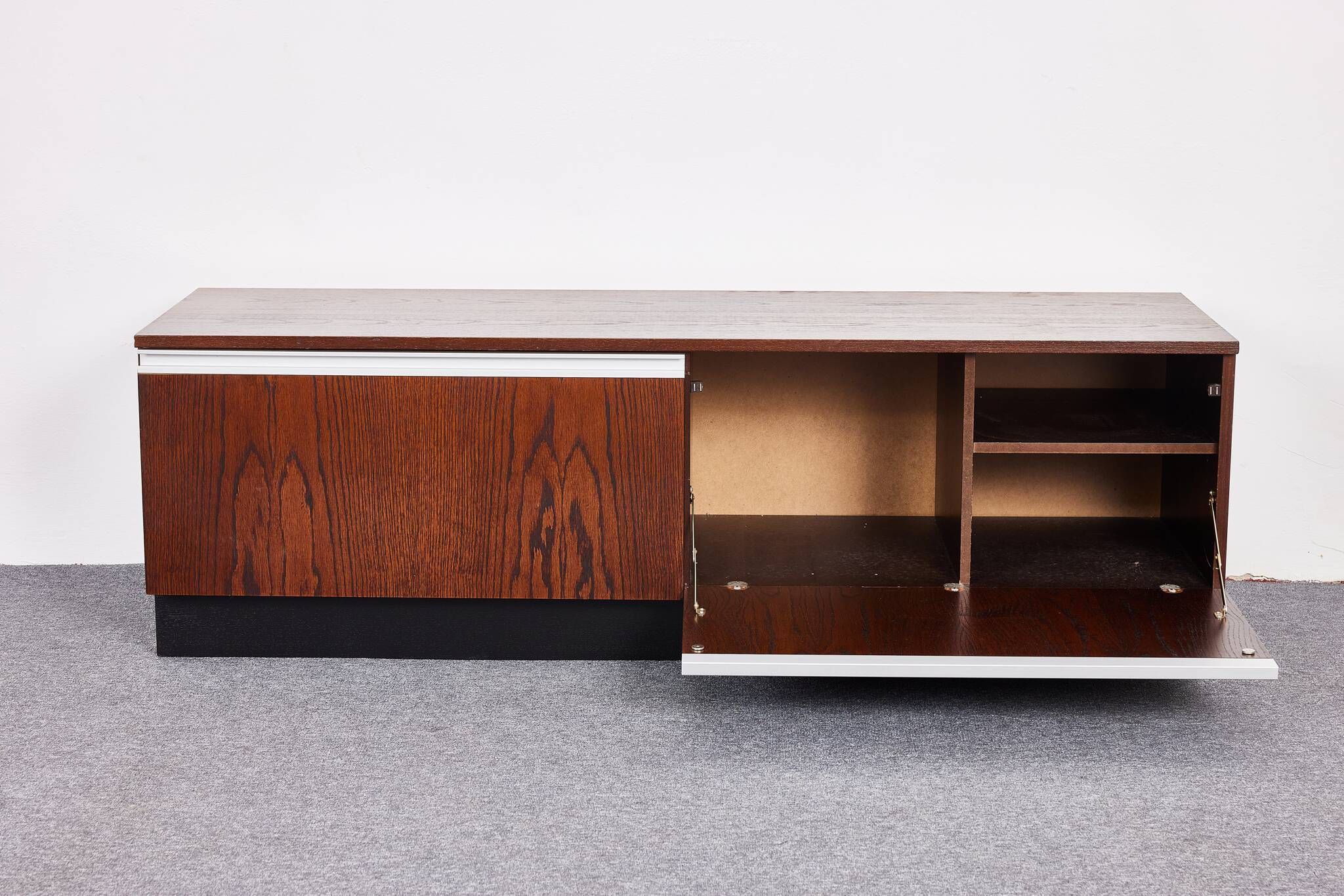Mid Century Vintage, Oak veneered Media Sideboard by Torbjørn Afdal for Bruksbo, 1970s Norway