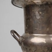 Antique Silver Plated Copper Champagne Bucket in Medicis Shape, 1890s
