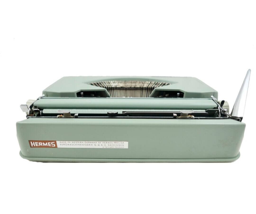 Machine à écrire Hermes baby vert sauge