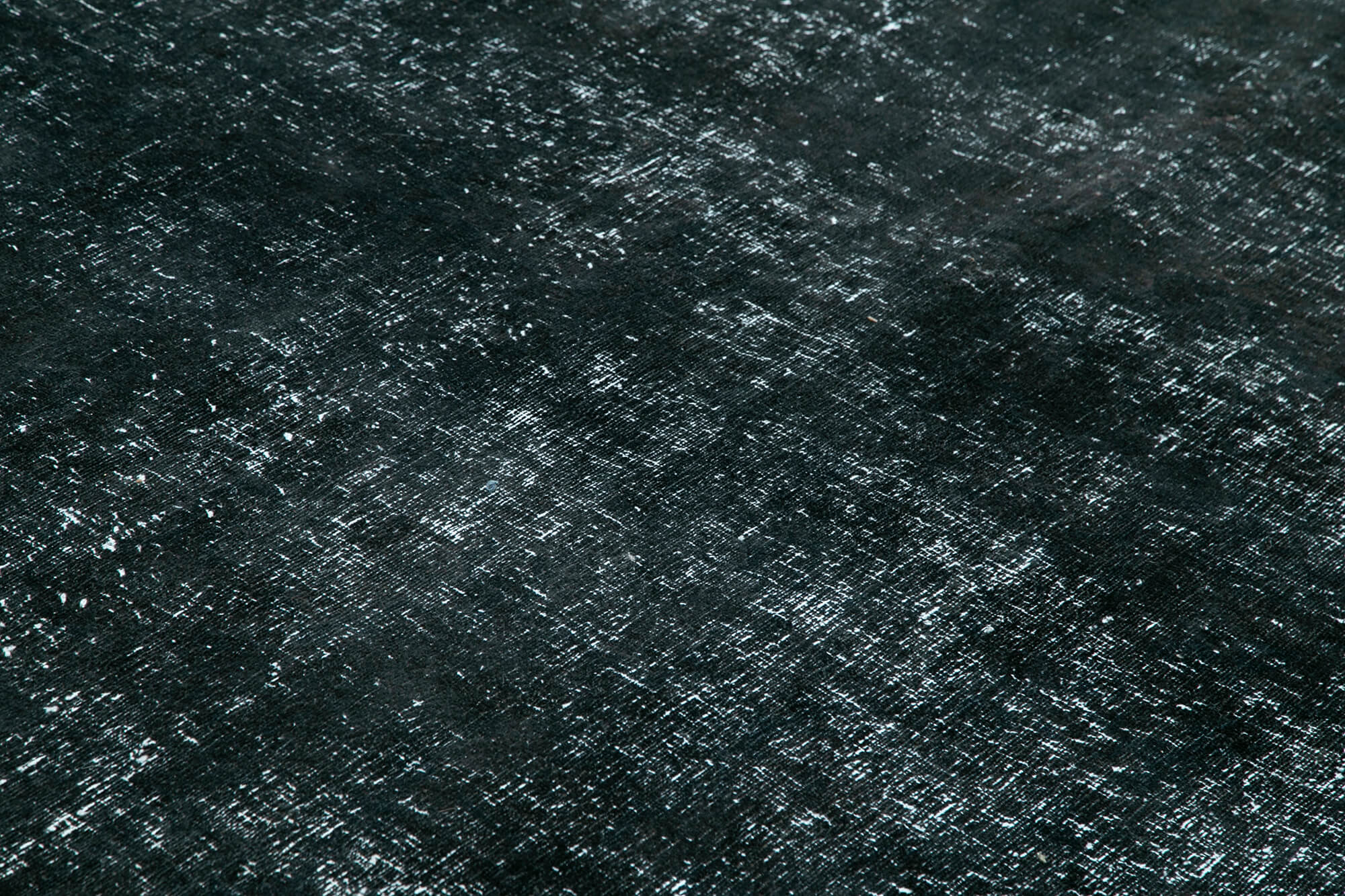 Handwoven Persian Overdyed 292 cm x 386 cm Black Wool Carpet