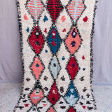 Azilal, 260 x 130 authentic hand made wool rug