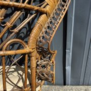 Fauteuil  Emmanuelle en rotin