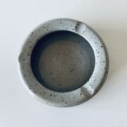 Stoneware ashtray signed Couturier