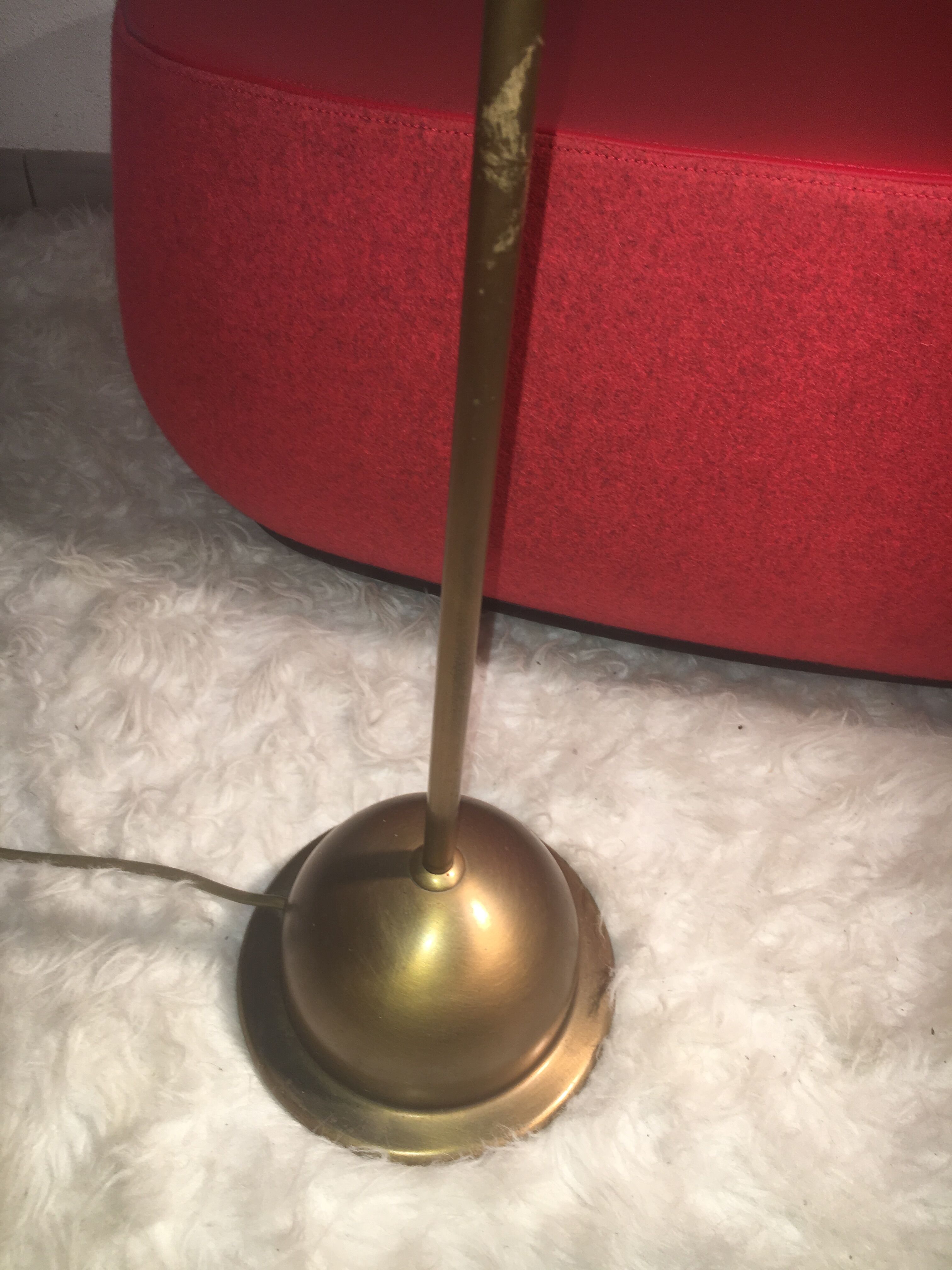 Steel and vintage brass reader