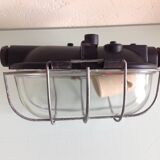 Industrial style porthole wall light, 50s-60s