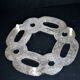 LANCEL silver-plated metal trivet with "Lancel Paris" label, vintage 1970s