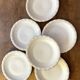 6 Limoges porcelain dinner plates signed P. Dessagne in very good condition