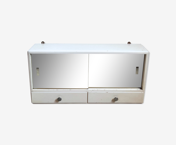 Armoire de toilette pharmacie murale 2 portes