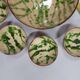 Glazed terracotta dessert service from alsace