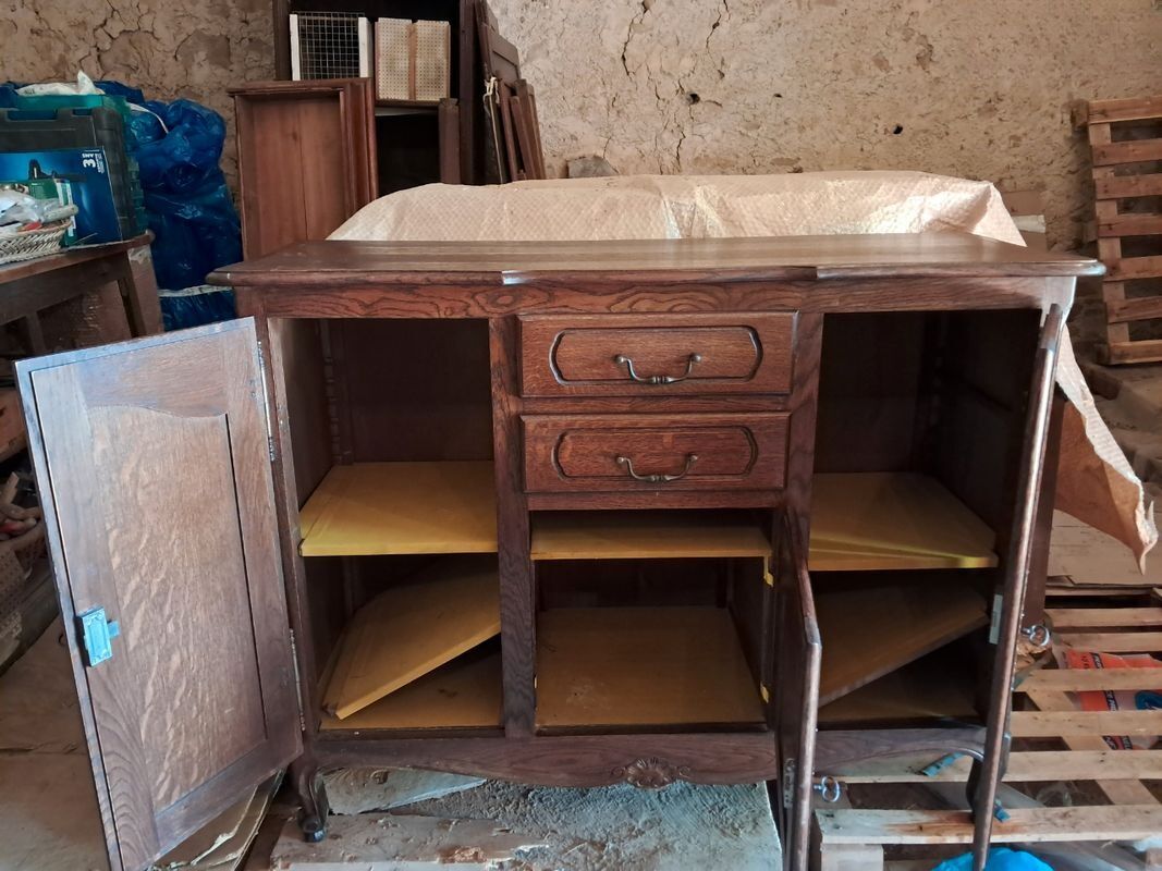 Rustic buffet
