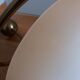 Ceiling lamp suspension brand C.V.L model Cogolin glass and brass